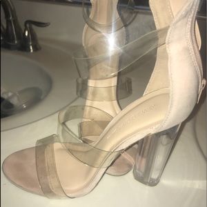 Transparent heels